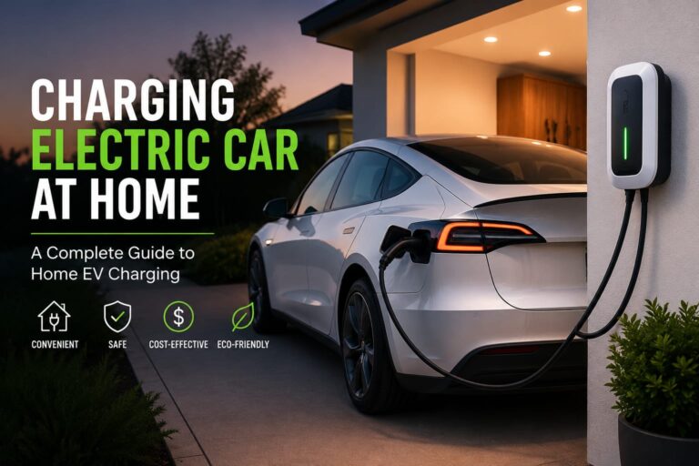 Charging electric car at home