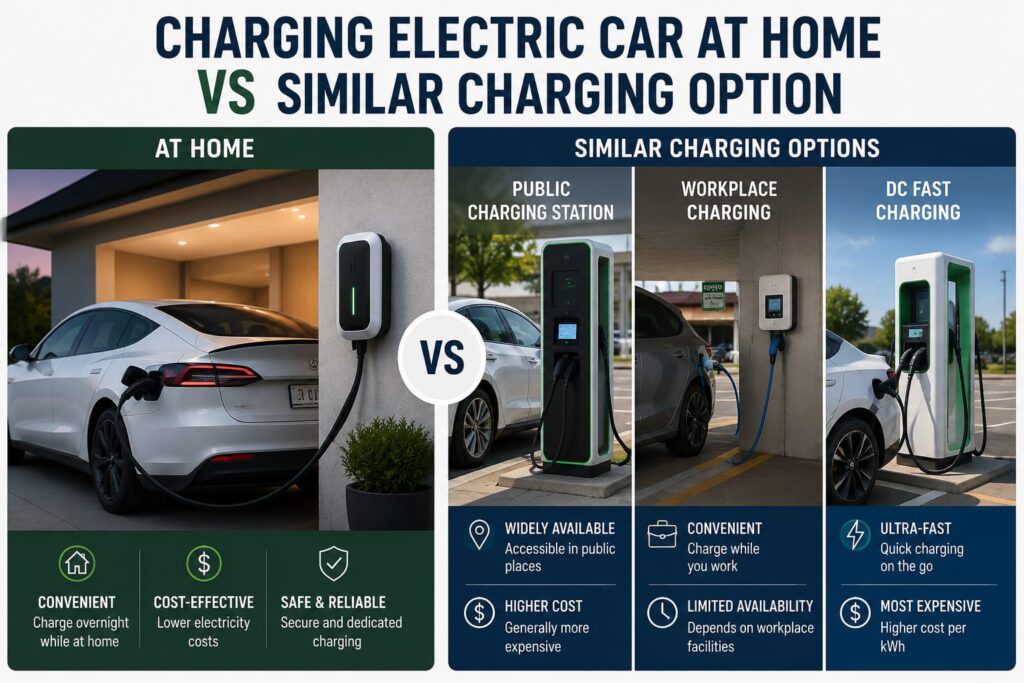 Charging Electric car at home