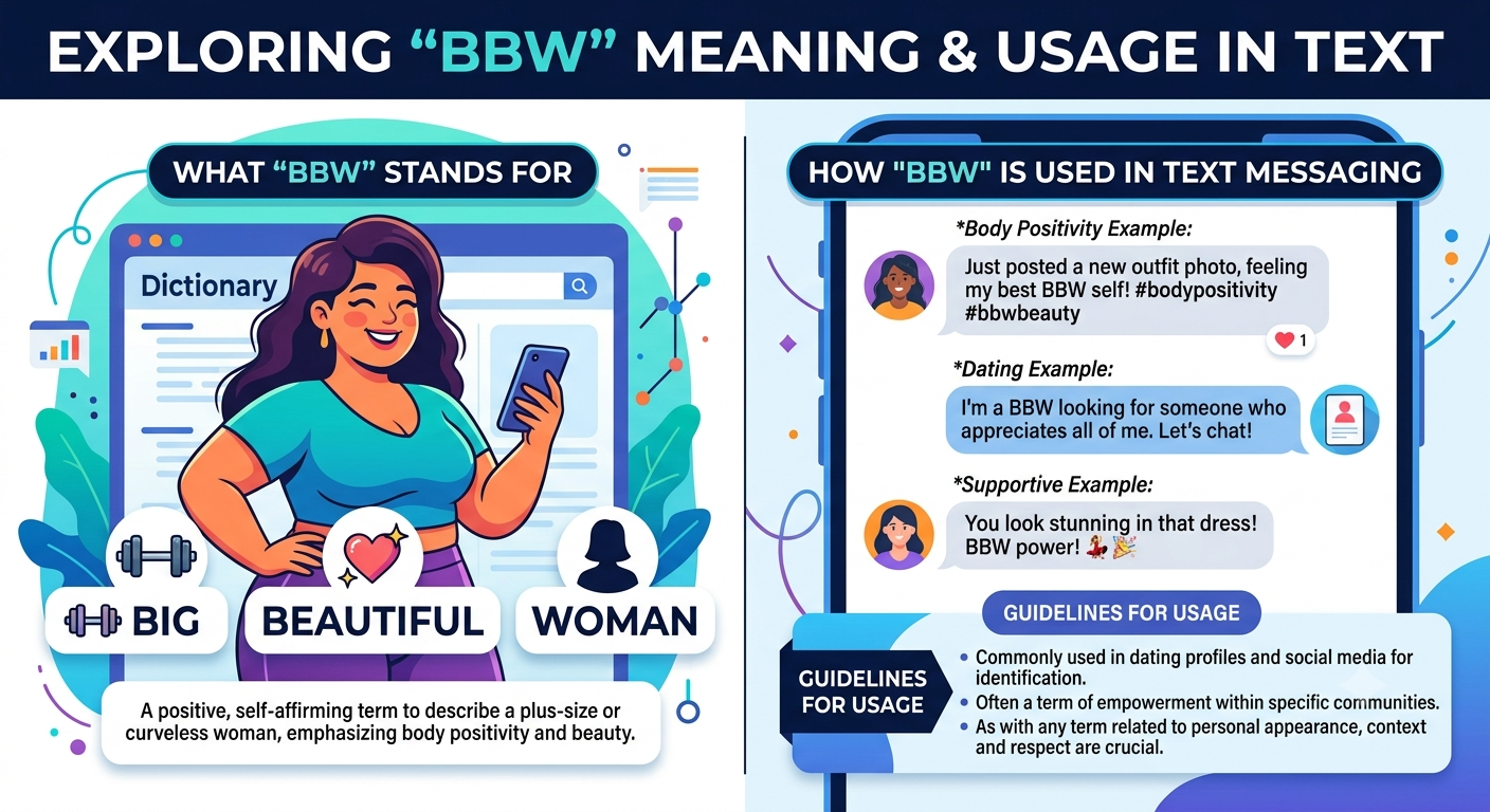 BBW Meaning in Text