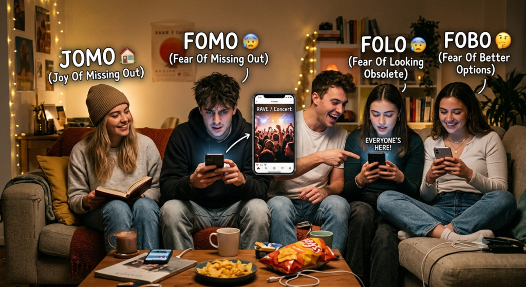 FOMO vs Similar Slang Terms