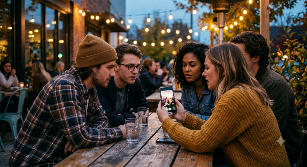 Real conversation examples of FOMO Meaning in Text