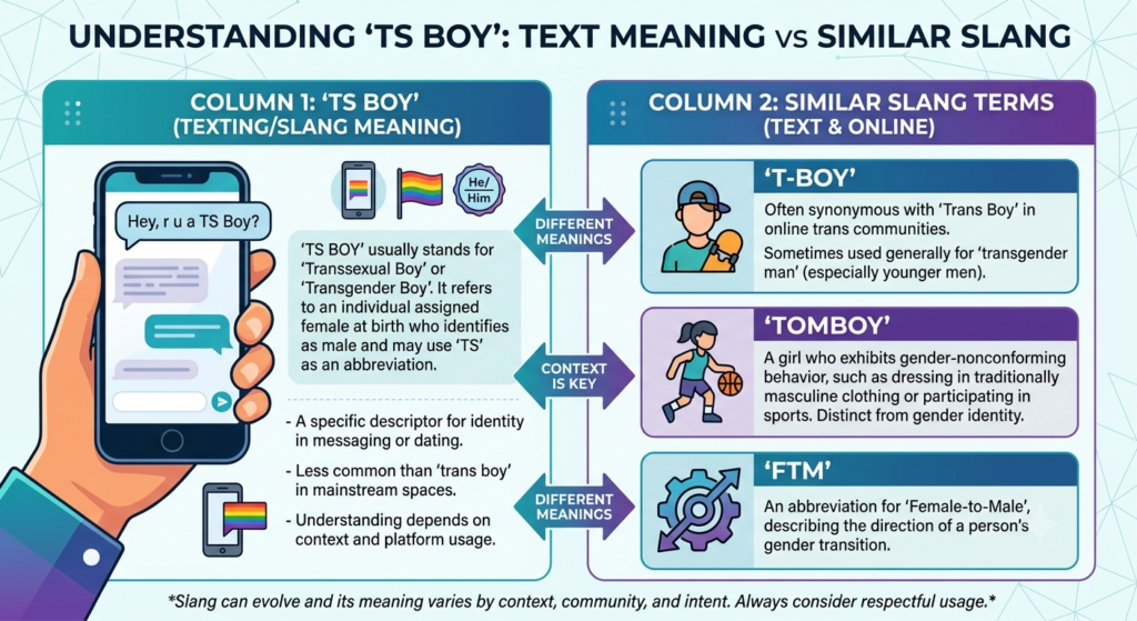 TS Boy Text Meaning