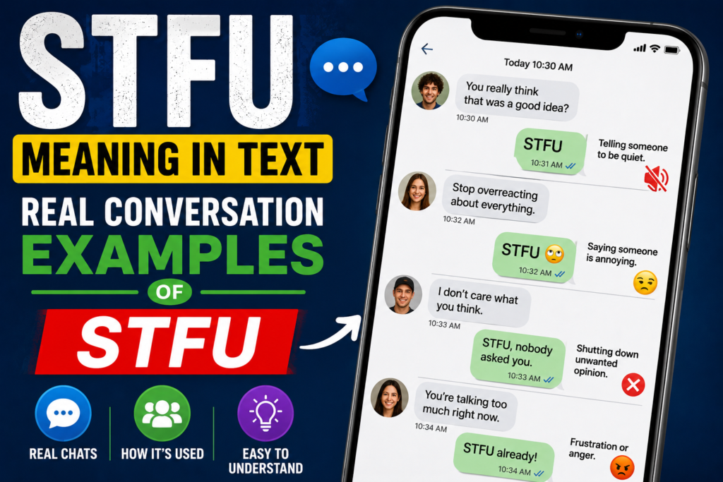STFU meaning in text