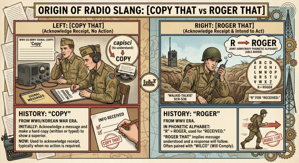 Copy That vs Roger That
