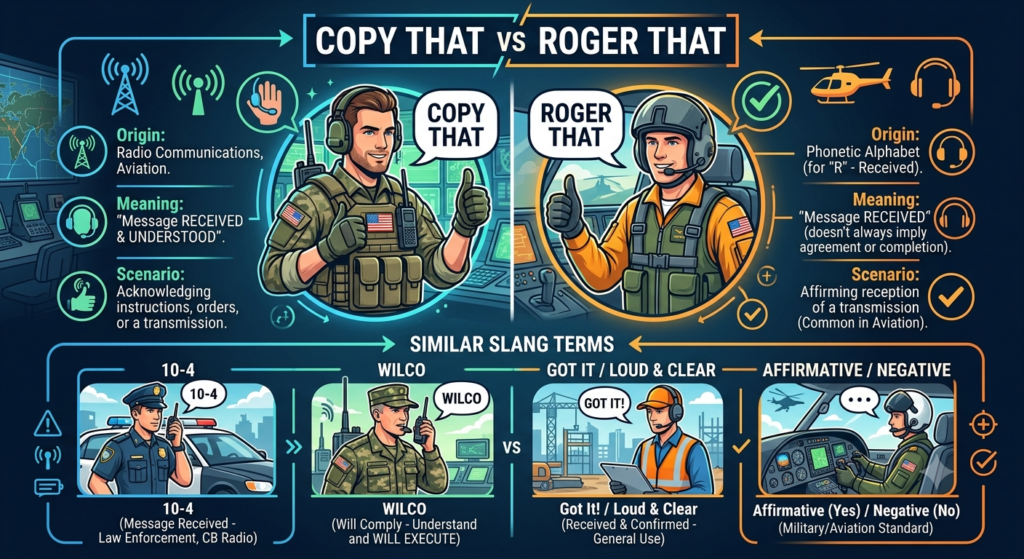 Copy That vs Roger Tha
