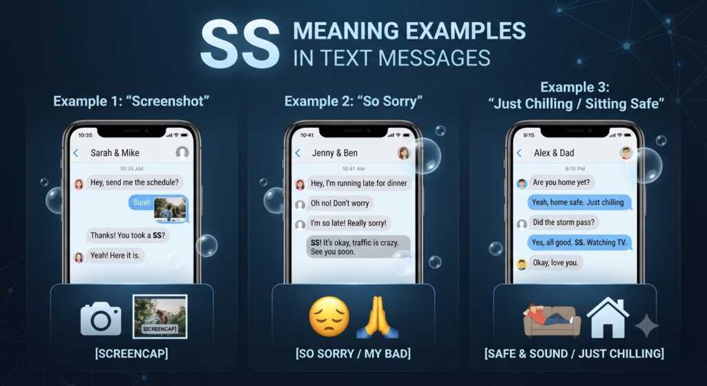 Real Conversation Examples of SS Meaning in Text
