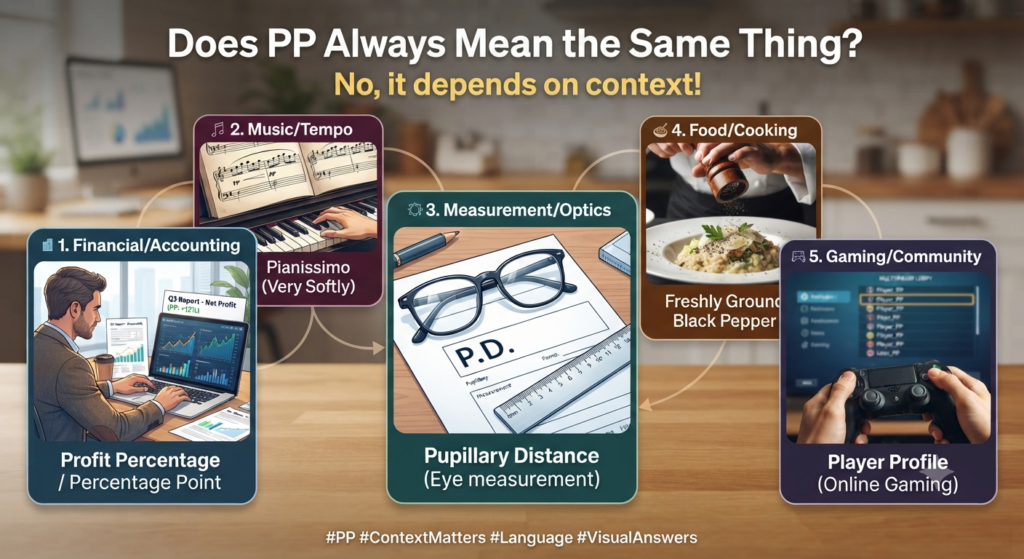 Does PP Always Mean the Same Thing