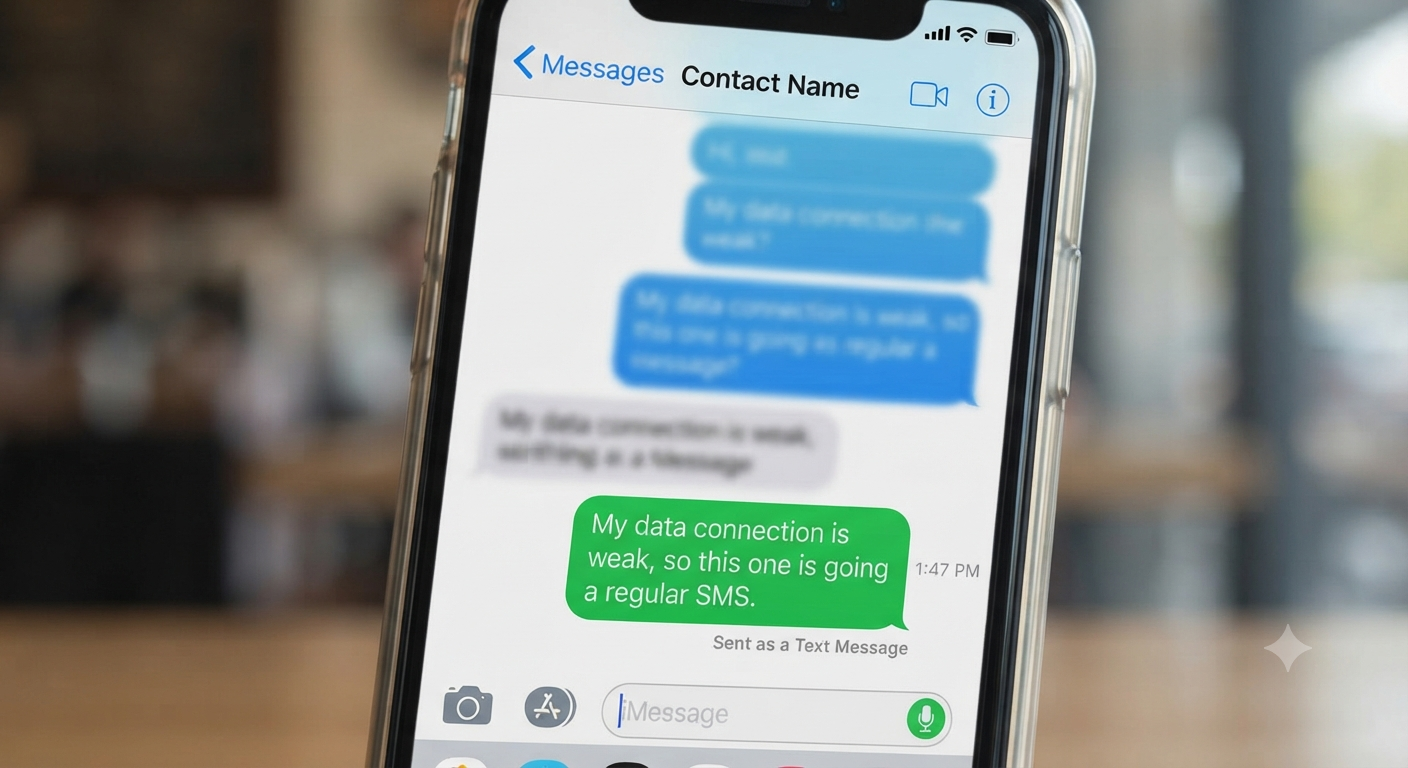 Sent as a Text Message Meaning
