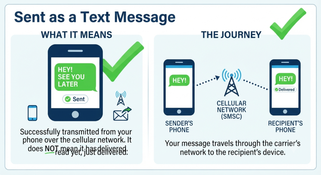 What Does Sent as a Text Message Mean in Text