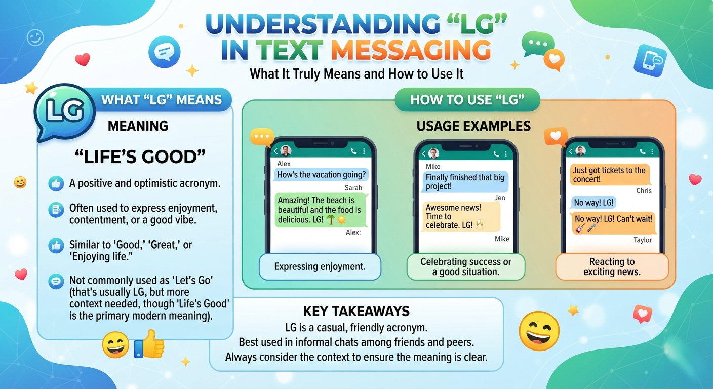 LG Meaning in Text