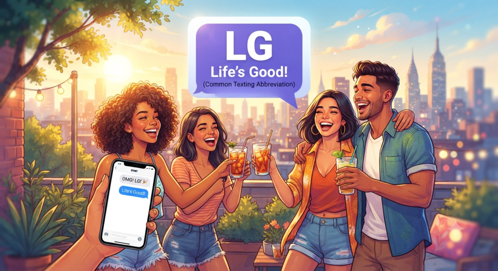 What Does LG Meaning in Text Mean in Text