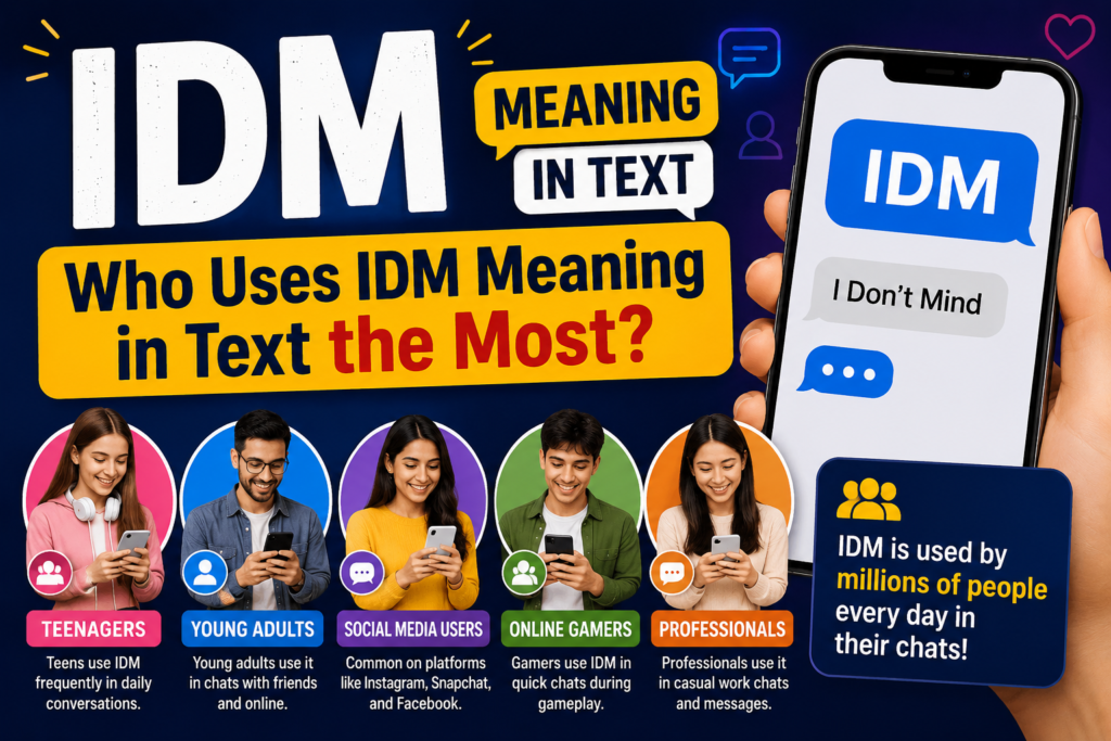 IDM Meaning in Text