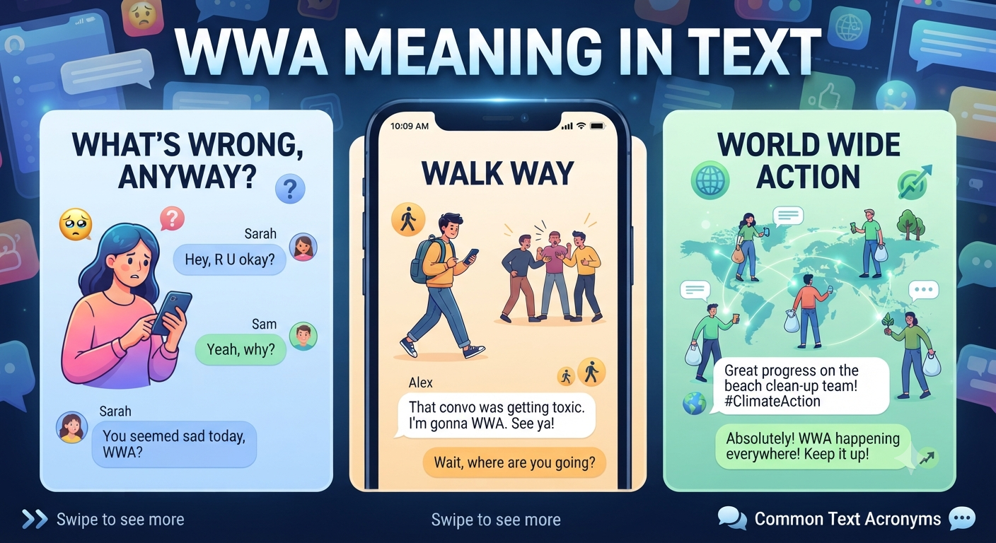 WWA Meaning in Text
