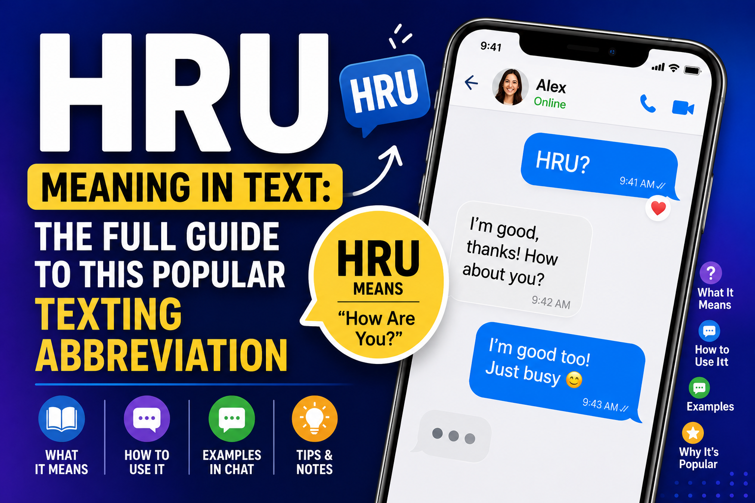 HRU Meaning in Text