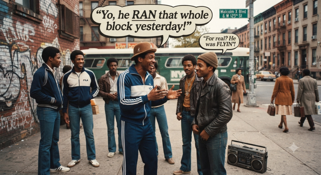 Origin of Run or Ran Slang