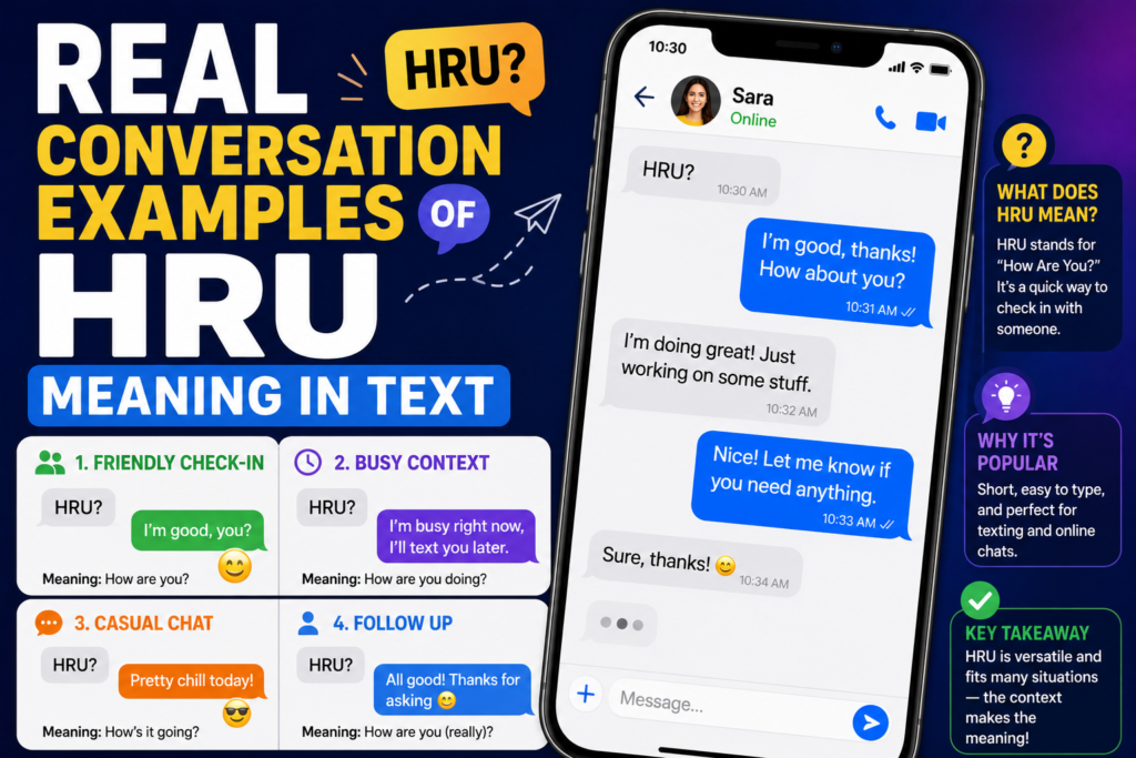 HRU Meaning in Tex