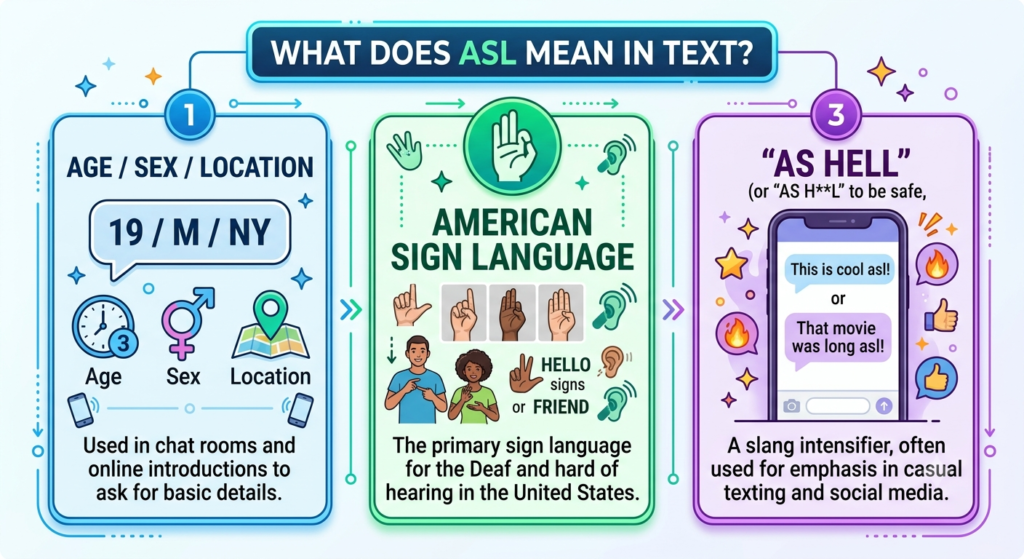 ASL Meaning in Text