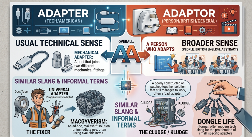 Adapter vs Adaptor 