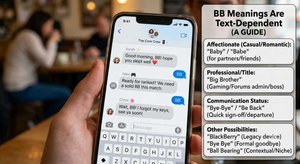 BB Meaning in Text
