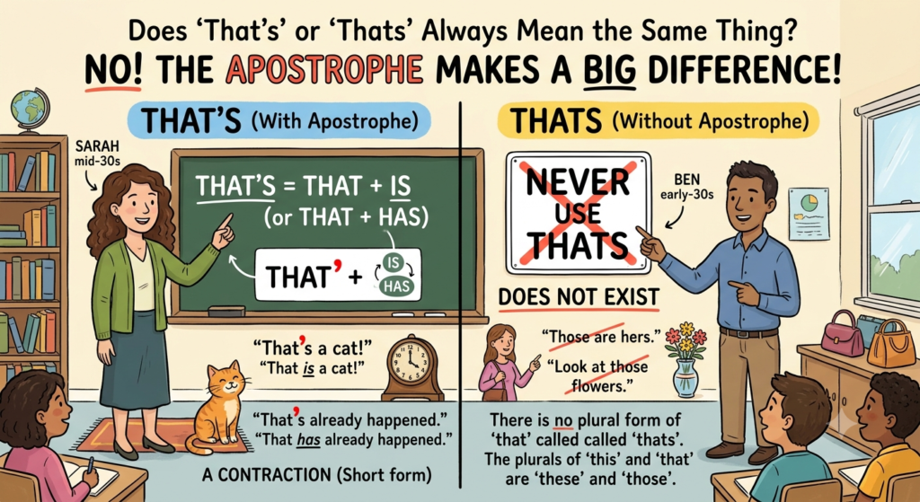 That's or Thats