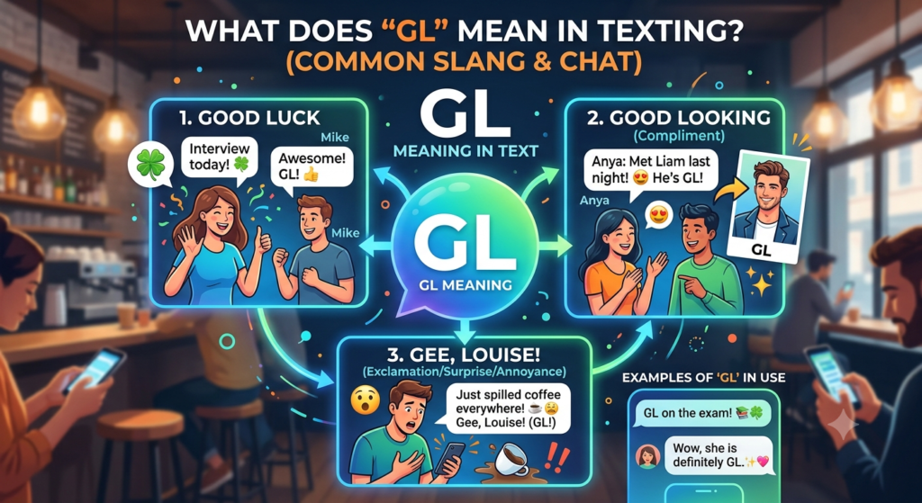 GL Meaning in Text