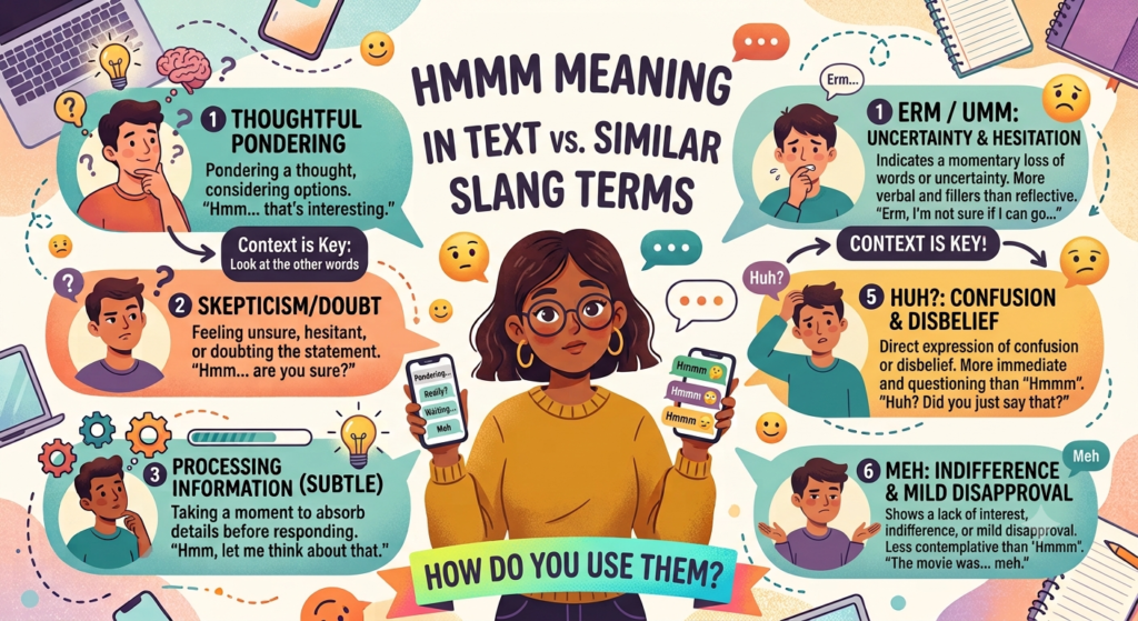 Hmmm Meaning in Text