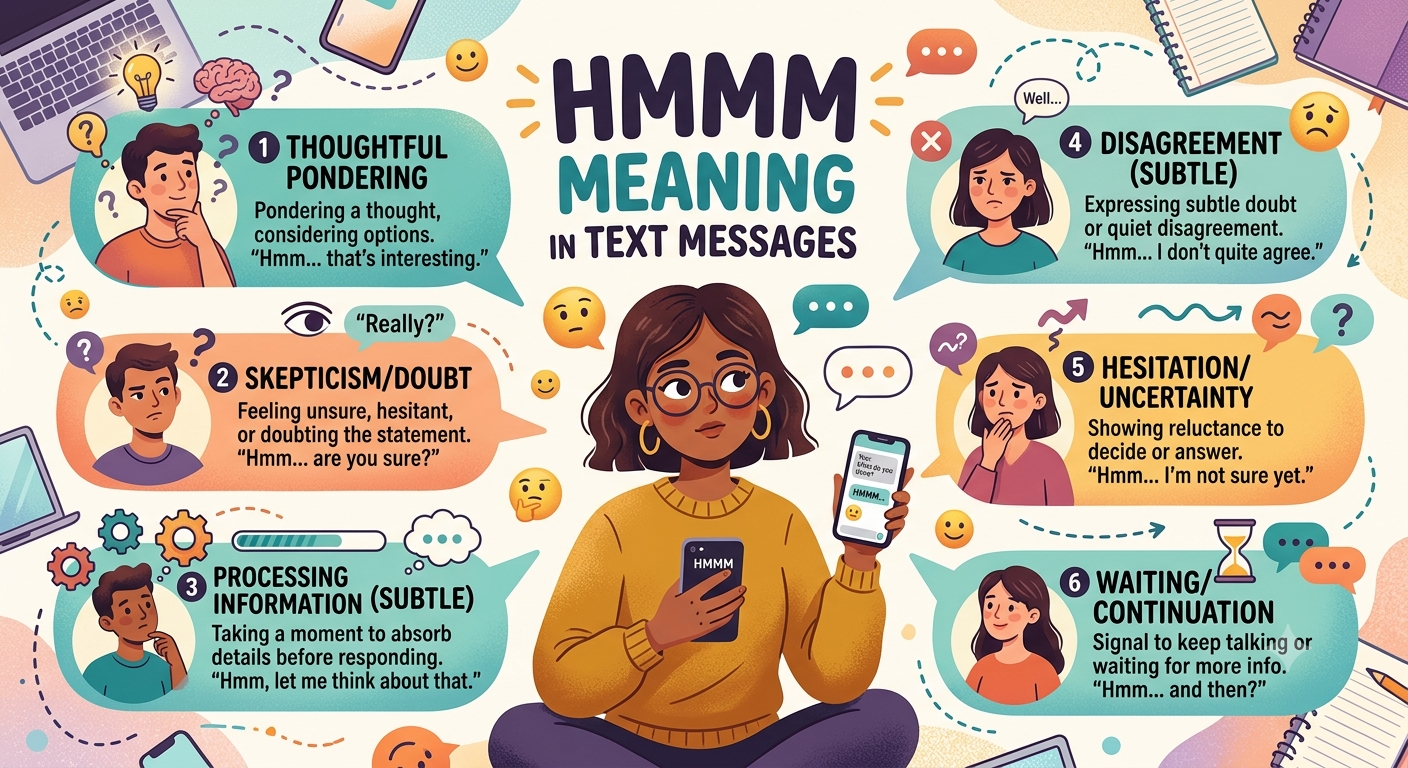 Hmmm Meaning in Text