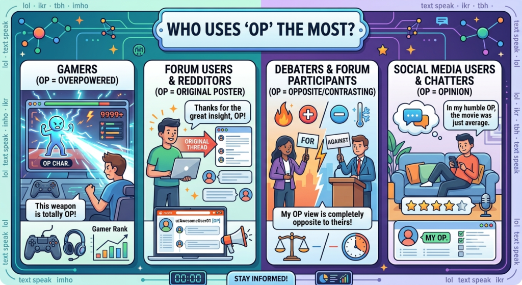 OP Meaning in Text