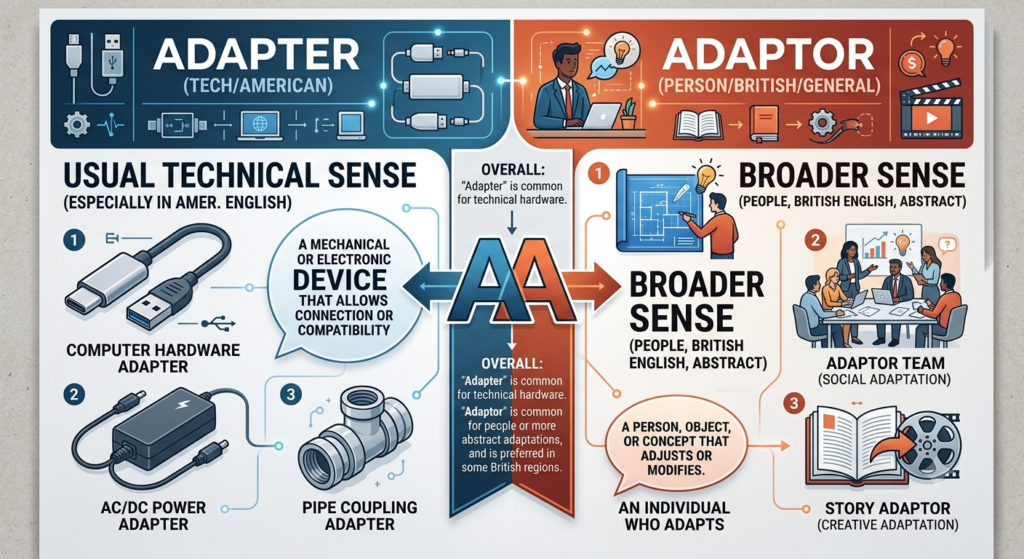 Adapter vs Adaptor 