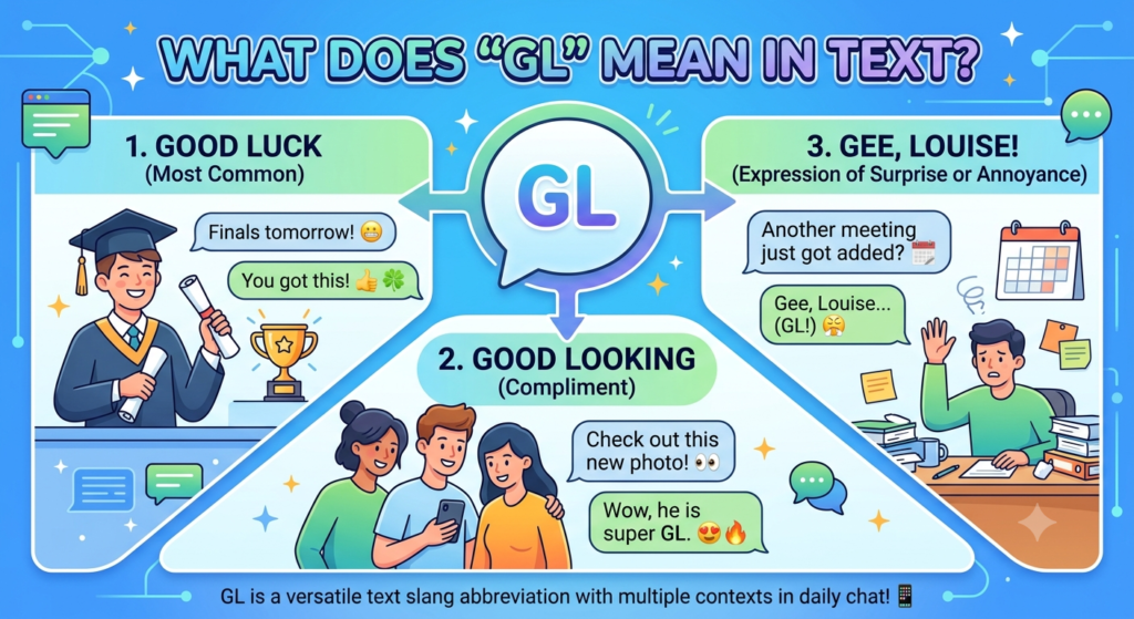 GL Meaning in Text